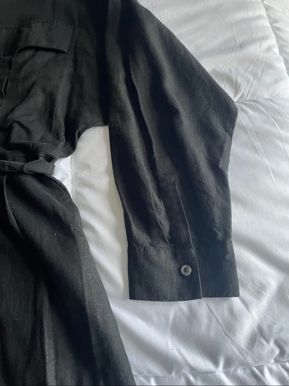 NWT Banana Republic linen-blend shirt dress - Picture 3 of 9